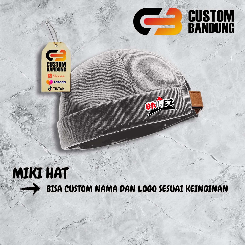 Topi Miki hat Brigez 2 Miki Hat Peci Miki hat Topi Miki hat Anak &amp; Dewasa Topi Brimless Premium