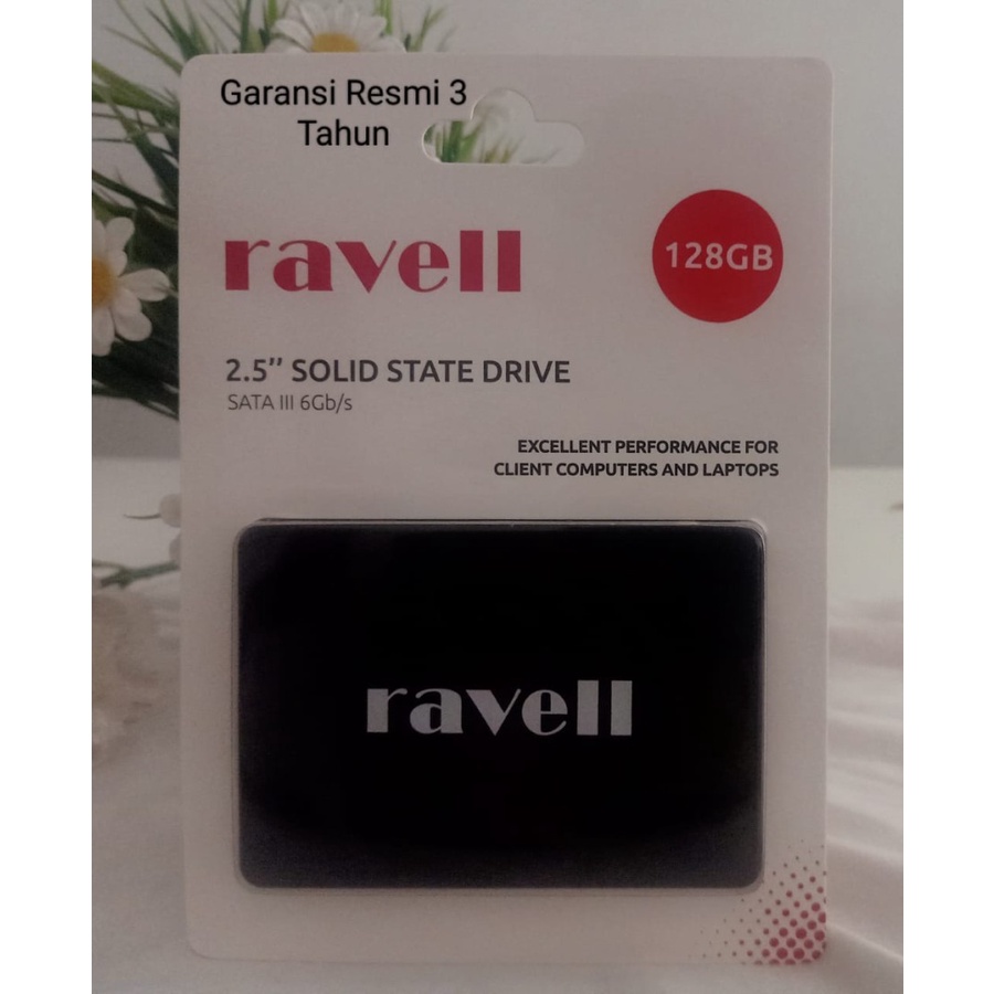 SSD RAVELL 128GB | 256GB | 512GB SATA III 2,5&quot; GARANSI 3 TAHUN NEW