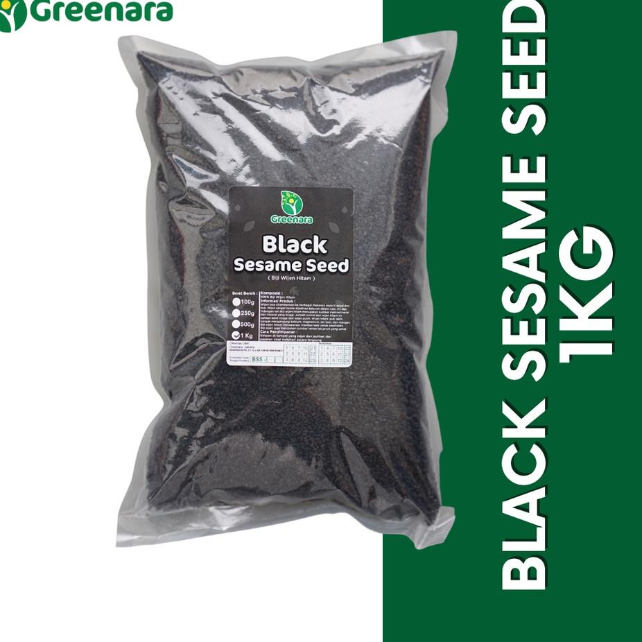 

♞ Black sesame seed 1kg wijen hitam 1kg ♡