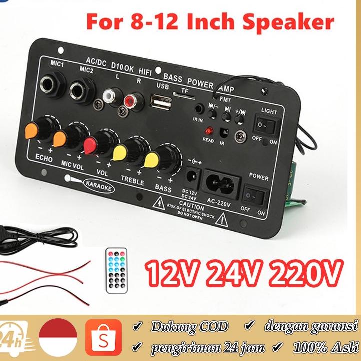 ➼ （Pengiriman 24 Jam ）400W Amplifier Board Modul Subwoofer Mono Amp 120w 220v / 12v / 24v Untuk Spea