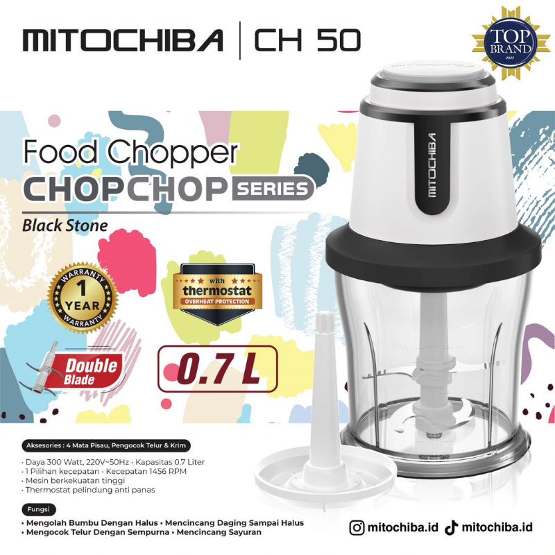 Mitochiba CH50 Mito CH-50 Penggiling Serbaguna Daging Es Batu Buah dan Sayur