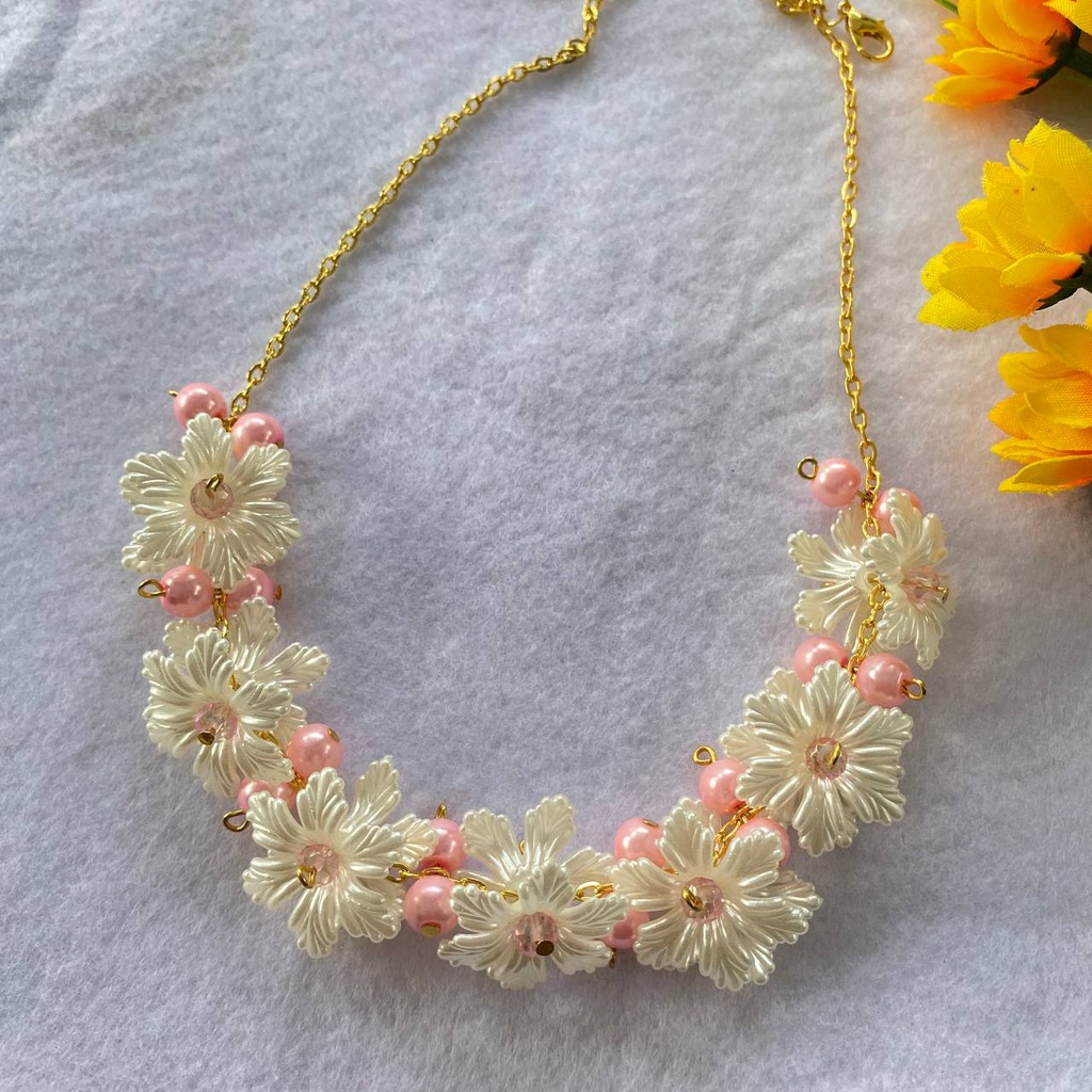 KALUNG HIJAB CAMELIA/kalung hijab fashion panjang/necklace beads/kalung mutiara/kalung kondangan
