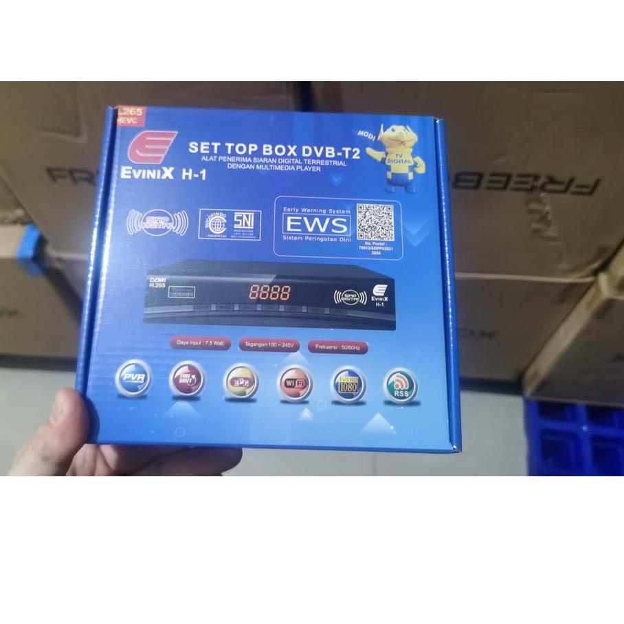 ℗ STB SET TOP BOX TV DIGITAL EVINIX H1 DVB T2 By Skybox ◄