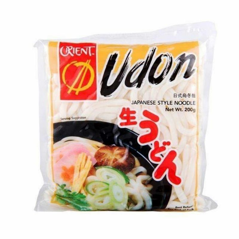 

UDON ORIENT NOODLE 200gr - Mie Jepang Korea Matang Basah Chewy Fresh Noodles