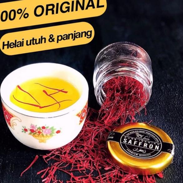

☻ PROMO! Saffron 1 gr Super Negin (Finest Quality) 100% Original Iran ❉