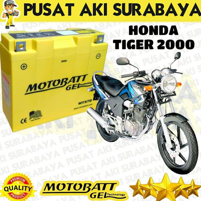 Battery Aki Motobatt Mtx7D 7 Amper 12 Volt Asli Accu Honda Tiger 2000 Debezzz