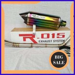Knalpot R9 Valencia Rainbow Full Set CBR 150 Lokal, CBR 150 Face Lift, CB 150R Old, New CB 150R, New