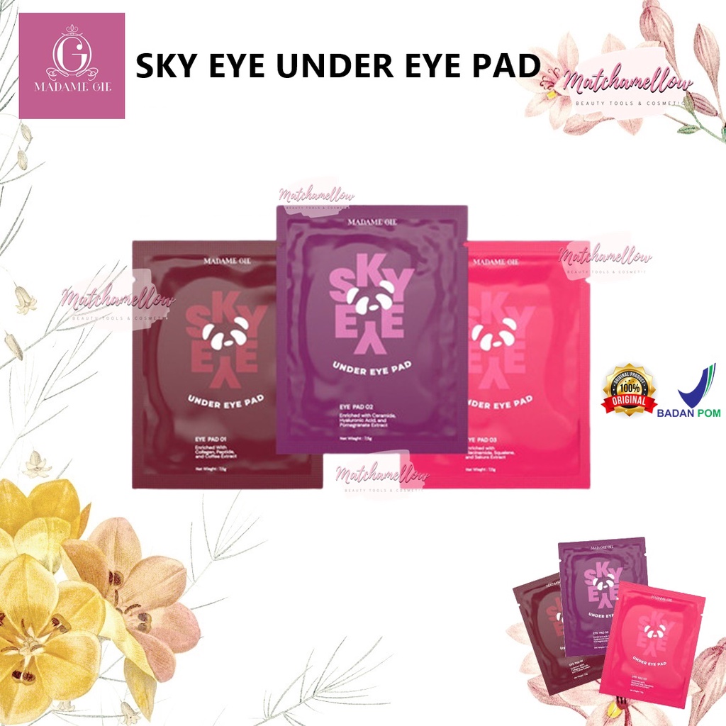 ❄️MATCHA❄️MADAME GIE SKY EYE UNDER EYE PAD - MASKER MATA BPOM ORIGINAL