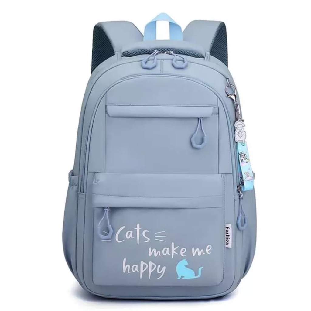 TAS SEKOLAH ANAK-ANAK TERBARU RANSEL ANAK SMP SMA SMK ANAK PERUMPUAN/TAS SEKOLAH MOTIF CATS KAWAII