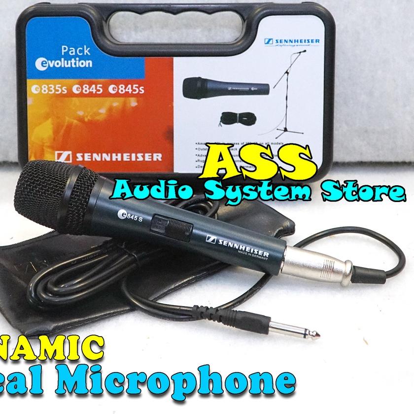 ✮ Mic Kabel E 845 Ada Saklar / Microphone Cable SENNHEISER E-835 Tanpa On-Off / Mic Dynamic E-835 E8