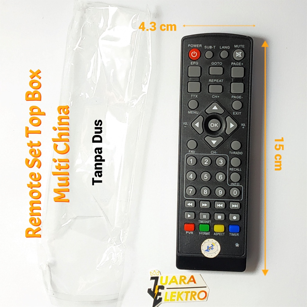 Remote Set Top Box Multi China | Remote STB Universal China