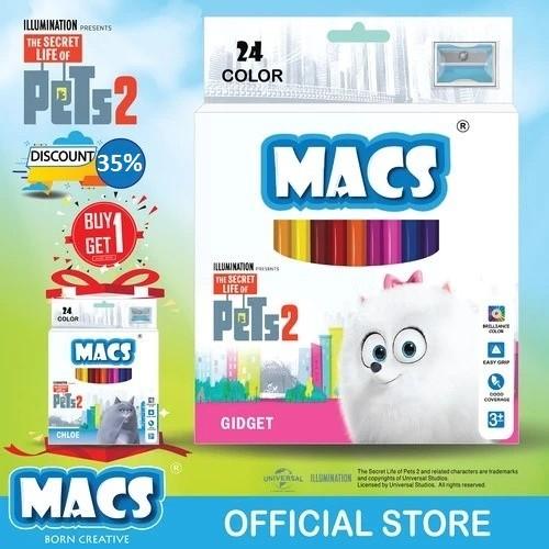 

Pensil Warna segitiga Secret Life of Pets 24 colors BUY 1 GET 1 FREE Best Seller