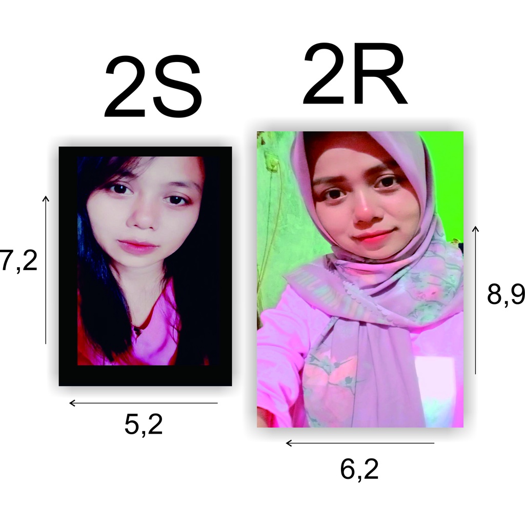 Cetak Foto 2S / 2R ukuran dompet