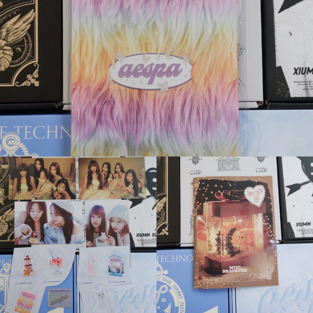 [READY] SHARING SG AESPA SEASON GREETING 2023 DIARY/MINI BROCHURE/GROUP SET