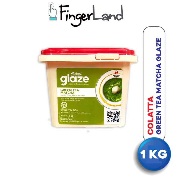 

[Ready Stock]Cod COLATTA Glaze Green Tea 1 KG Topping Rasa Green Tea