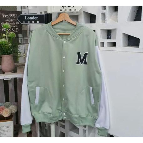 (COD) M BASEBAL VARSITY UNISEX BAHAN FLEECE