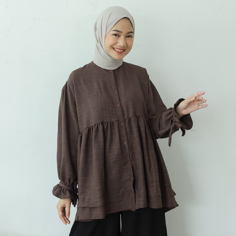 Eveseitch - New Product Kyuri Shirt - Shirt Wanita