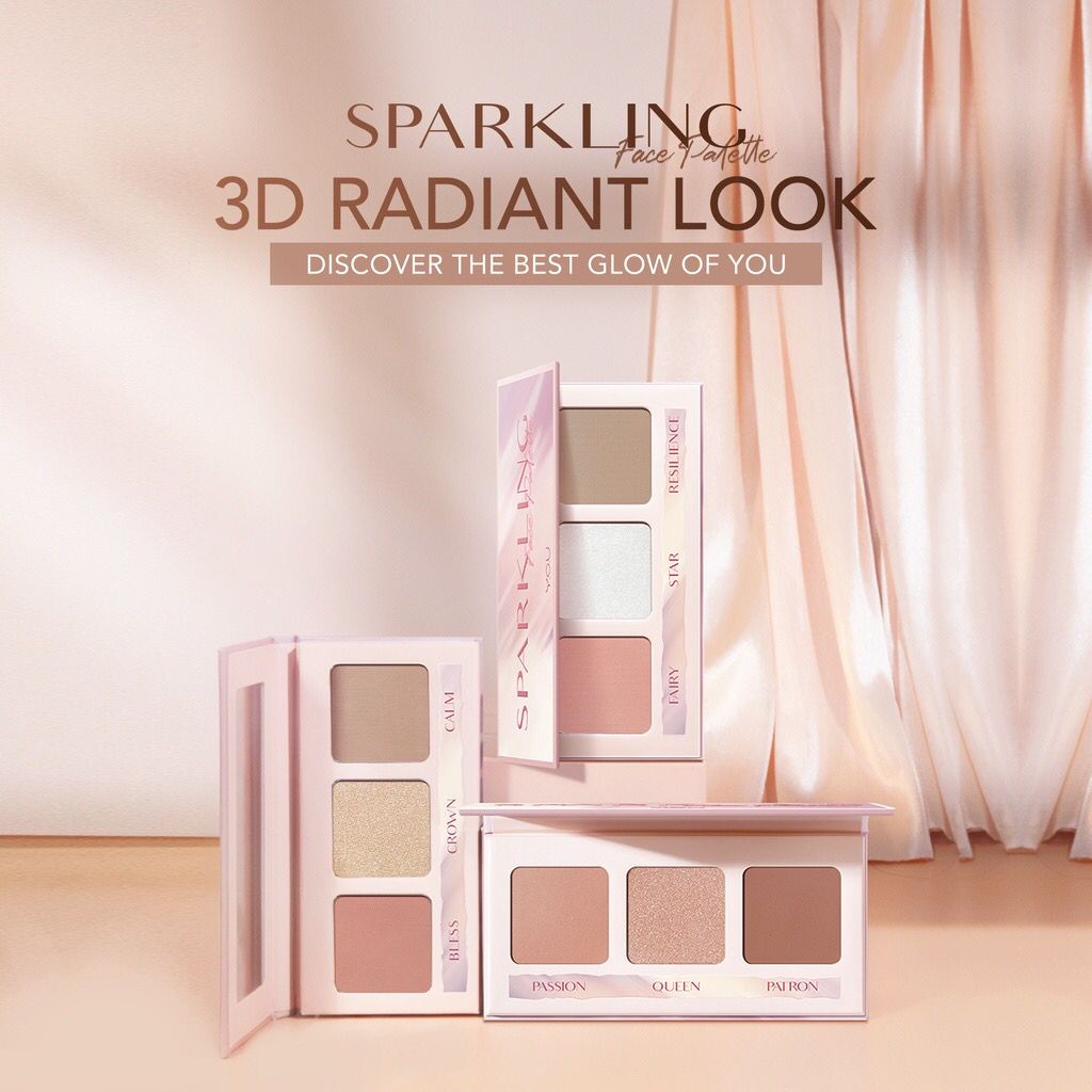 Sparkling Face Palette BY YOU (PENGGANTI ON THE GO)