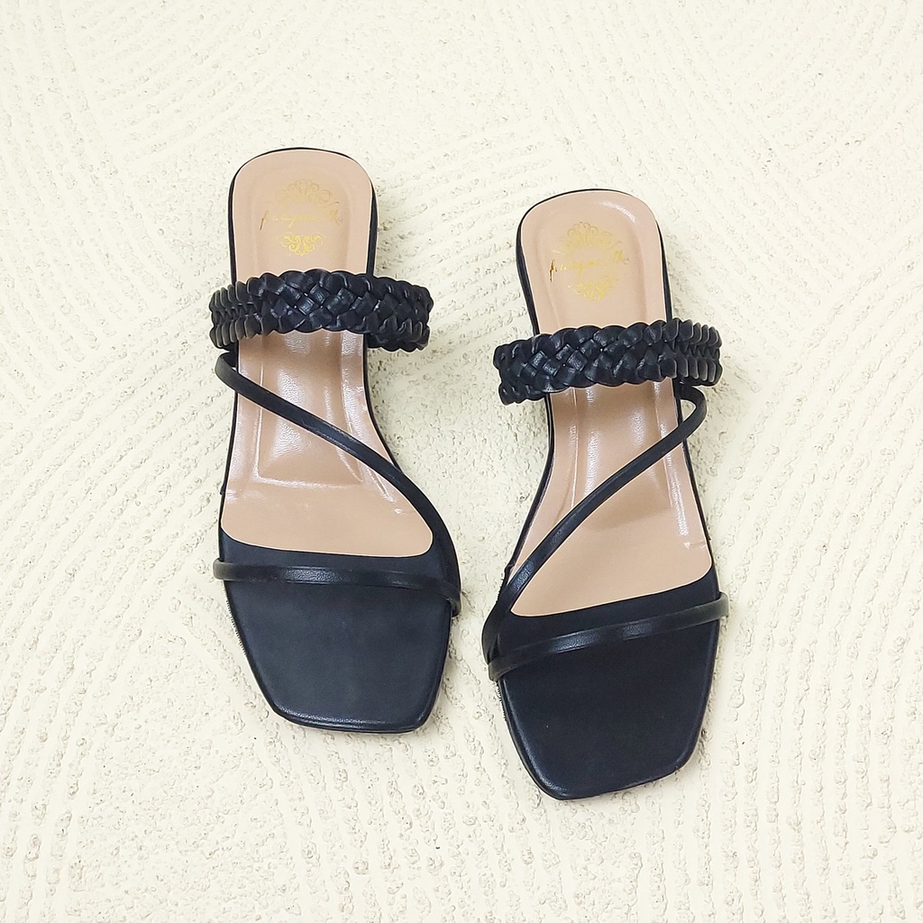 Sandal Heels Wanita Sandal Hak 3 cm M-04