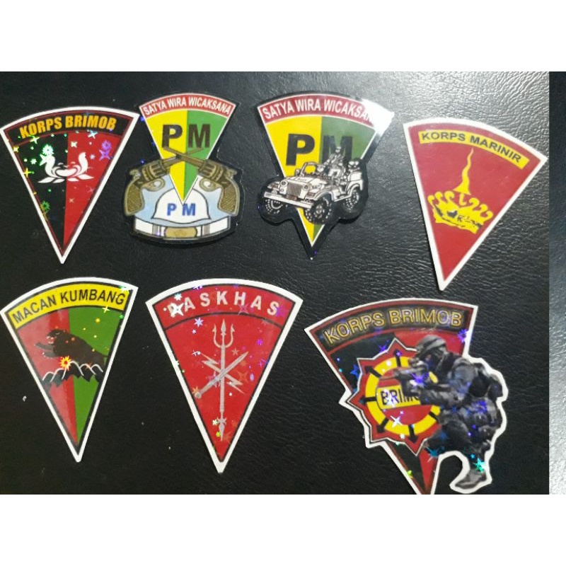 

sticker hologram logo kesatuan 3pcs 20ribu