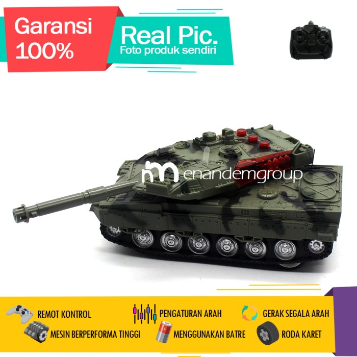 Mainan Remote Control RC Tank Tiger ( lavar stores id )