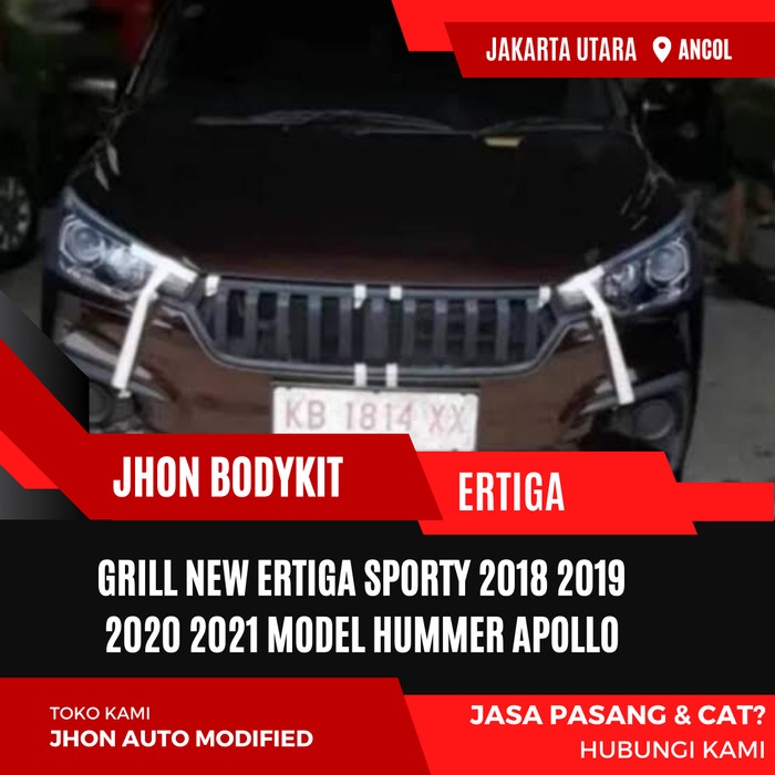 GRILL NEW ERTIGA SPORTY 2018 2019 2020 2021 MODEL HUMMER APOLLO