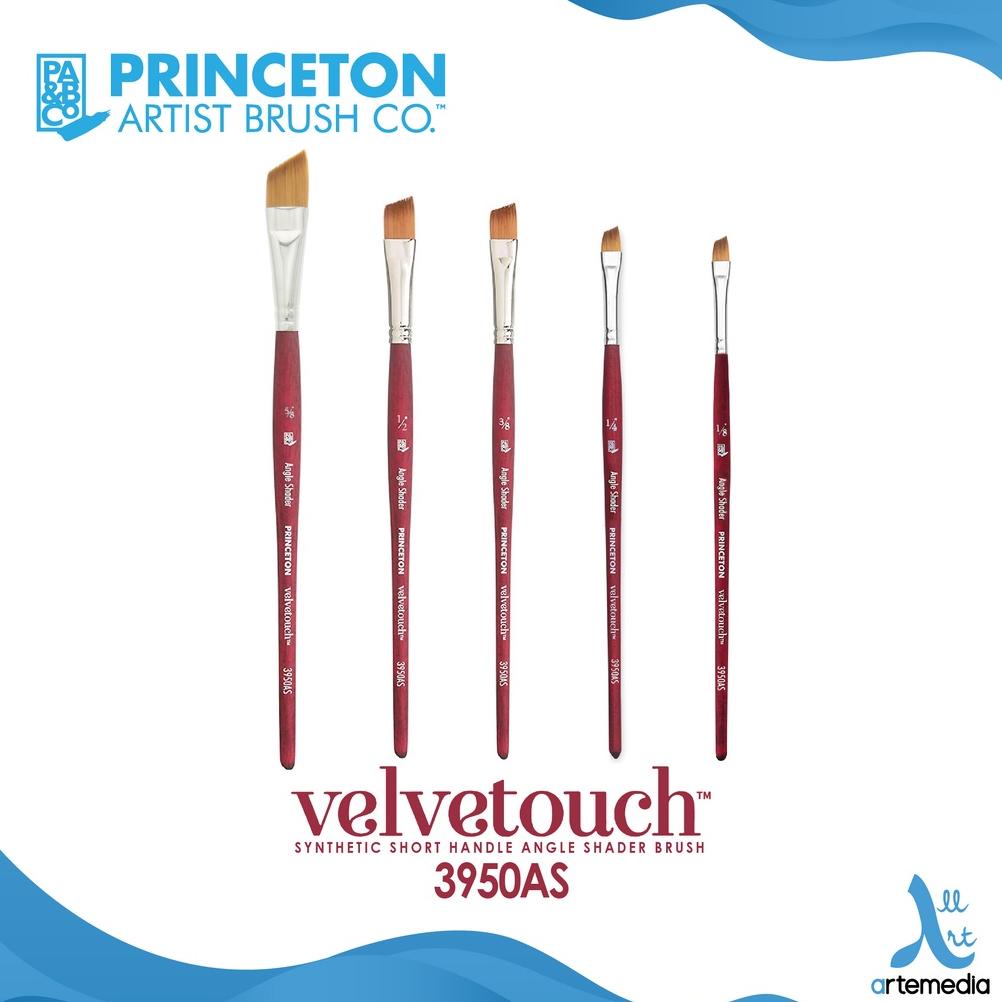 

Kuas Lukis Princeton Velvetouch 3950AS Angle Shader Synthetic Watercolor Brush Short Handle