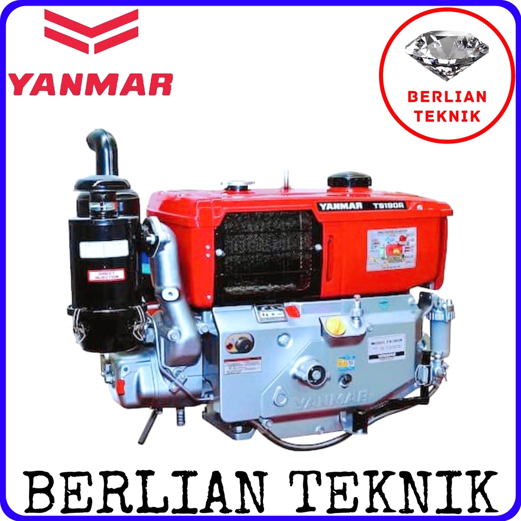 Mesin Penggerak Solar Engine Diesel Yanmar TS 190 R-di / 19 HP Radiator