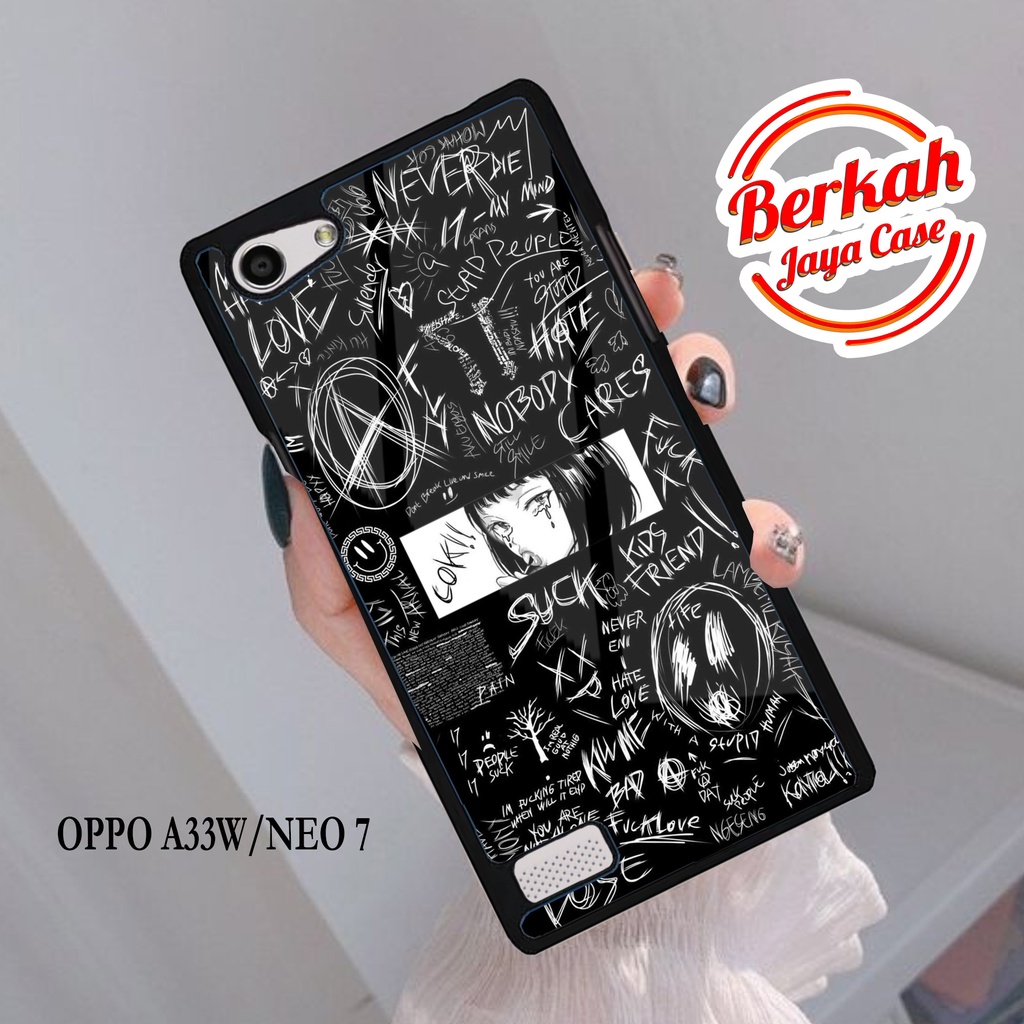 Case OPPO A33W /NEO 7 Casing OPPO A33W /NEO 7 Casing AESTHEBLACK Case Keren Terbaru  Casing Hardcase
