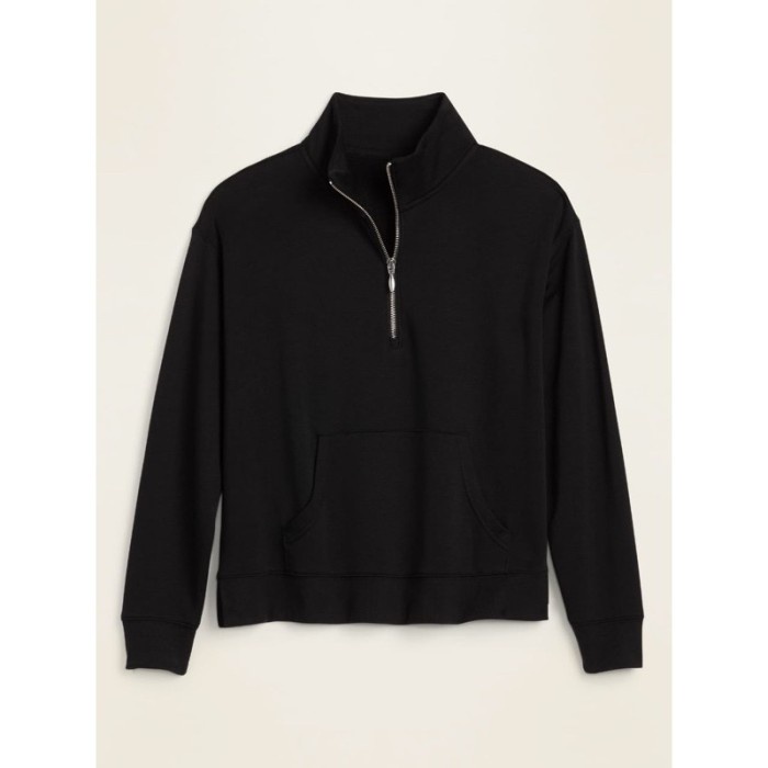 100% Oldnavy Halfzipper Sweatshirt Baju Branded Wanita Sisa Export
