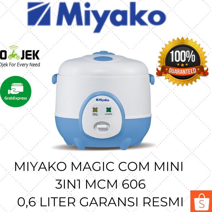 VIRAL ✅ Miyako Magic Com Mini 3in1 MCM 606 A 0.6 Liter / Magic Jar / Mejikom Kecil Murah / Mejicom R