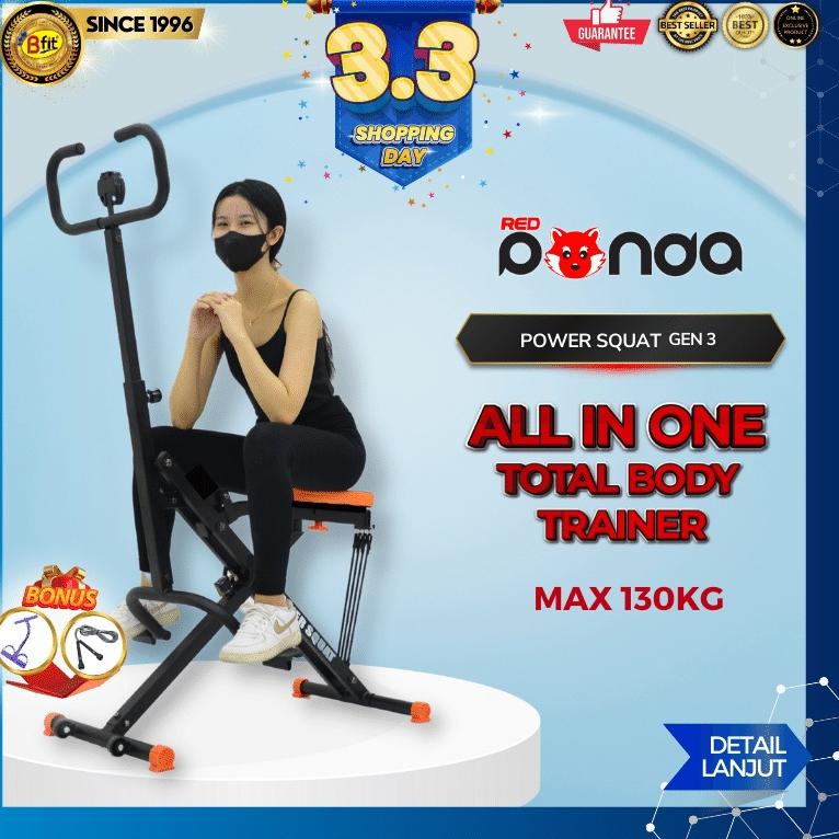 SALE TERBATAS RedPanda New Power Squat Rider - Power Squat Sports Equipment - Power Home Squat