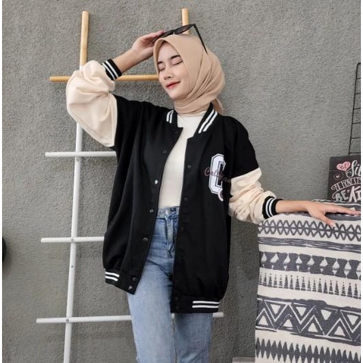 (COD) C BASEBALL VARSITY UNISEX BAHAN FLEECE