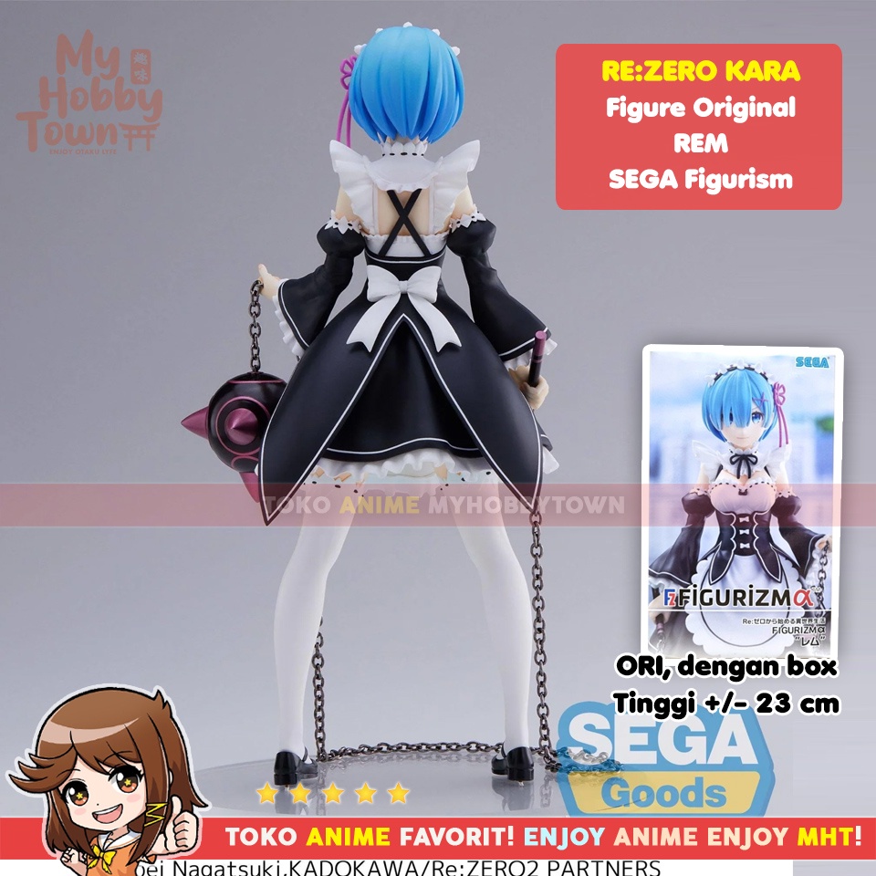 Original Figure Anime Re:Zero Kara Hajimaru Isekai SEGA Figurizm Rem