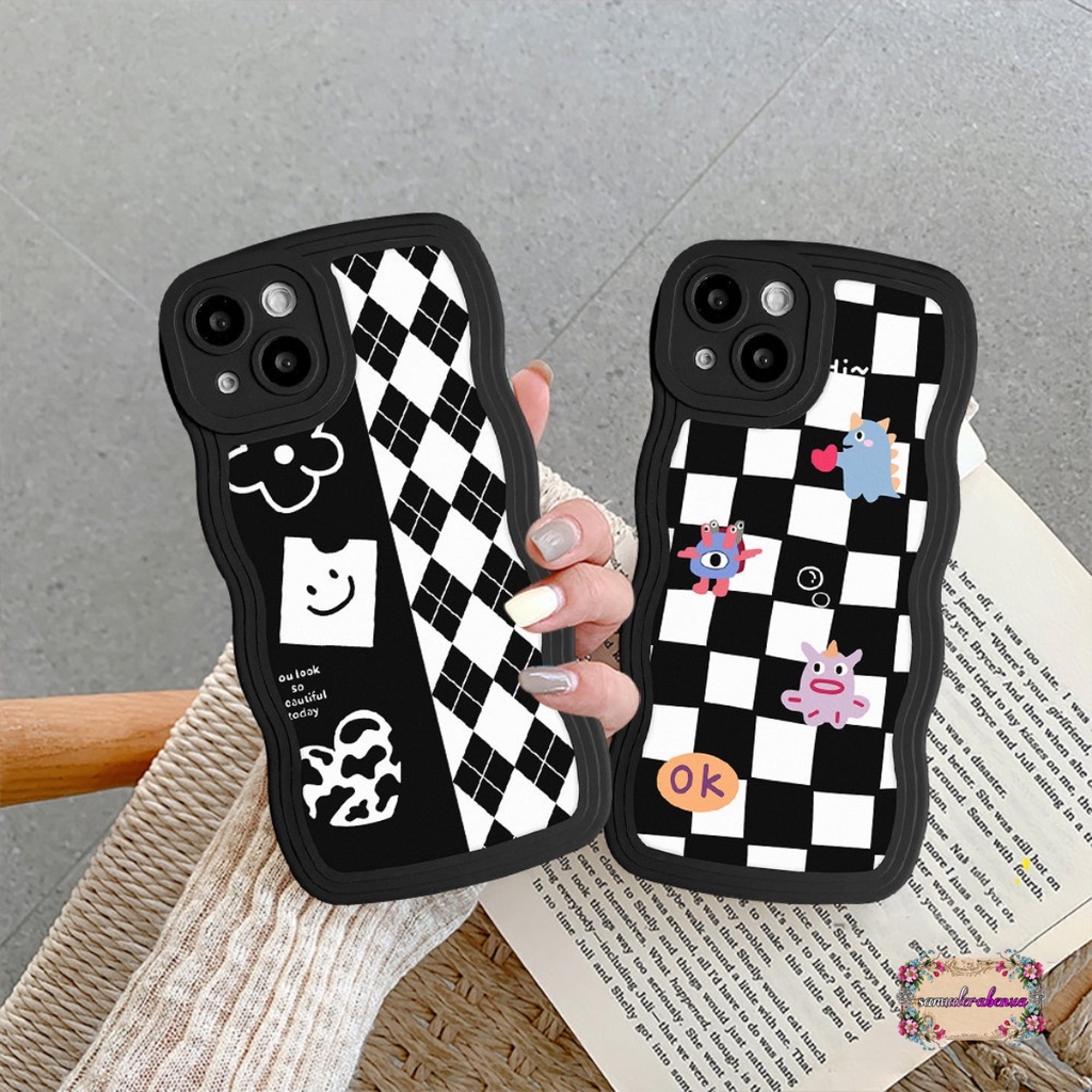 SS804 SOFTCASE TPU DIAMOND GRID FOR INFINIX SMART 5 6 PLUS 7 HOT 9 10 11 12 PLAY 12I 20 20I 20S 30 PLAY 30I NOTE 11 12 G96 12 PRO 2023 30 PRO SB4960