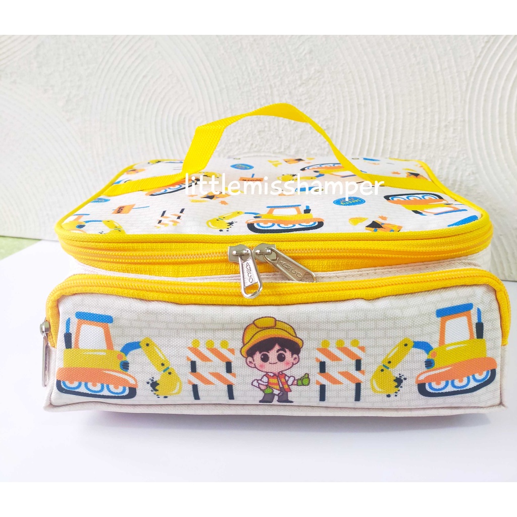 

Lunch bag thermal aluminium foil tempat bekal kotak makan perlengkapan bento goodie bag