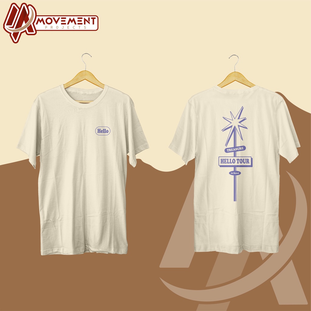 [PREMIUM] KAOS TREASURE &quot;HELLO&quot; TOUR ASIA 2023 VER.1