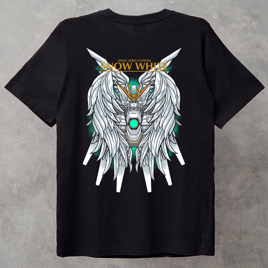 Mayosi T-shirt Gundam Wing Snow White