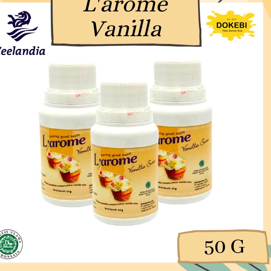 

12.12 Product HOT L'AROME / LAROME VANILLA MILK POWDER PASTA 50 GRAM ( PERISA MAKANAN / KUE VANILLA ) / L’arome Vanilla Milk Powder / Perisa Vanila Susu Larome !!