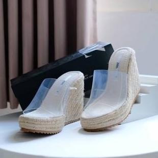 BISA COD SANDAL WANITA ZARA HEELS WEDGES S3546 10CM