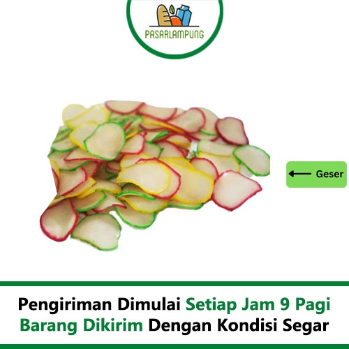 Kerupuk Warna Mentah 250 Gram Pasar Lampung