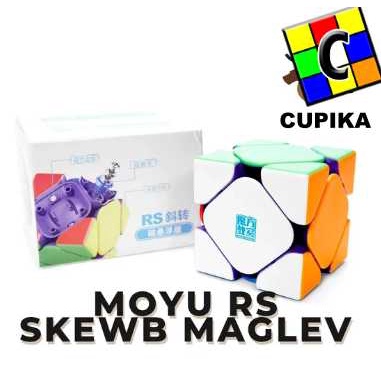 MoYu RS Skewb M Maglev Stickerless Magnetic - Rubik RS3M RS 3 Magnetik