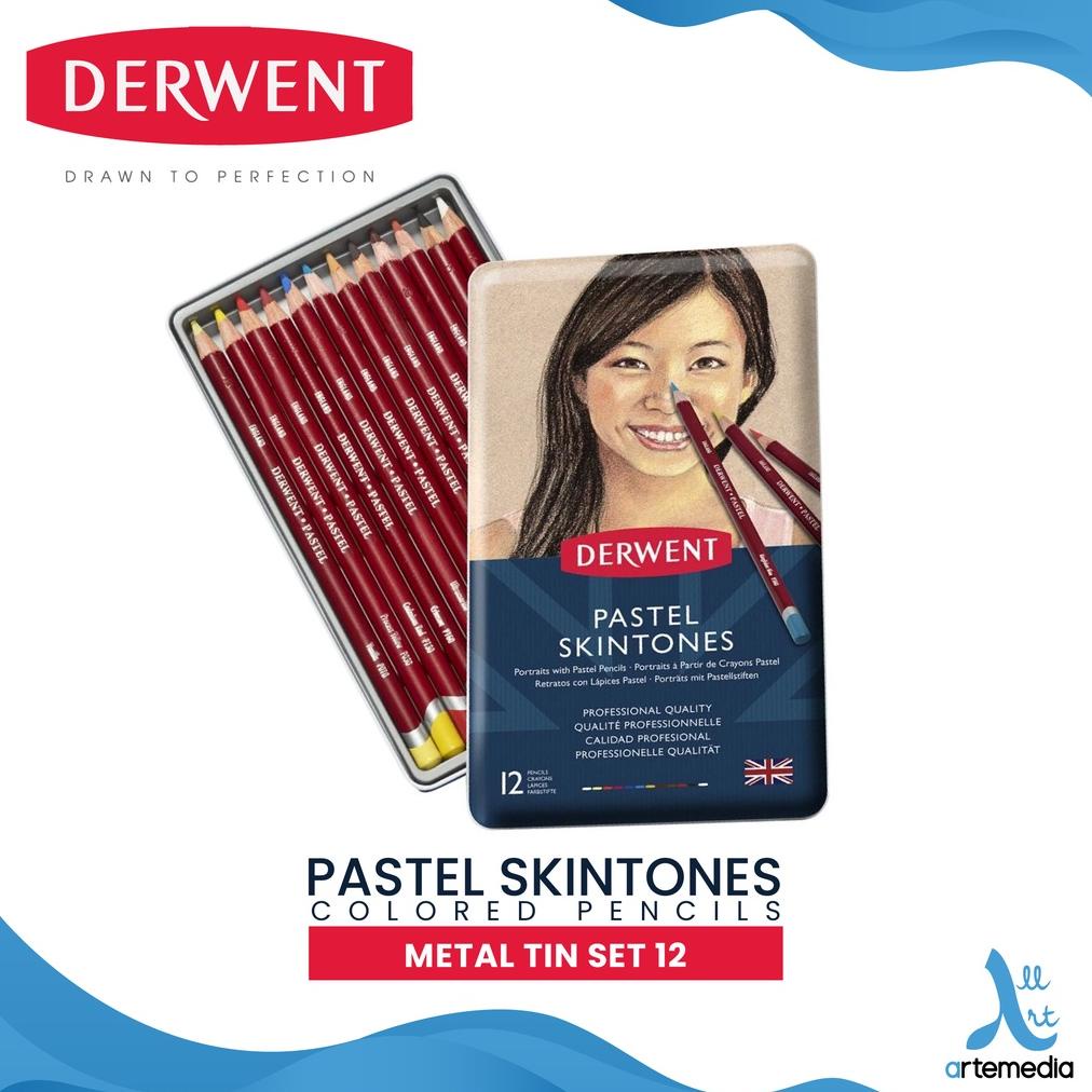 

Pensil Warna Derwent Pastel Skintone 12 Pencil Color Metal Tin Set