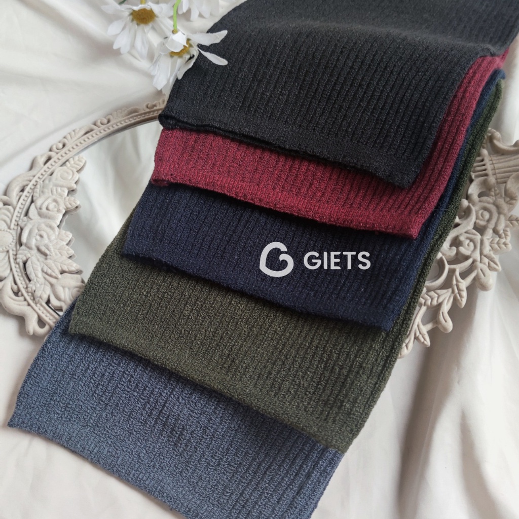 Ciput / Bandana Rajut Polos Premium / Daleman Hjab / Inner Hijab Premium by GIETS