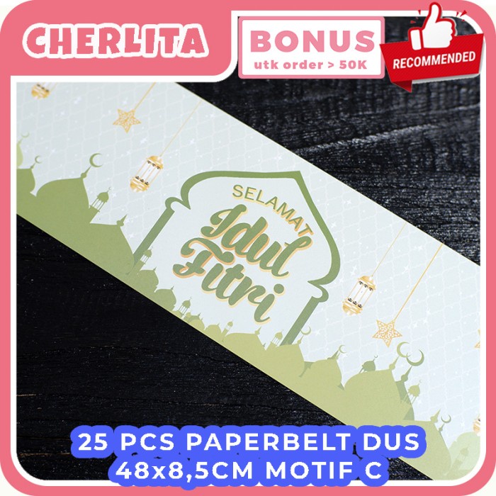 

Paperbelt Dus Box Lebaran Sabuk Sleeve Kertas Dus Ramadhan Idul Fitri 087