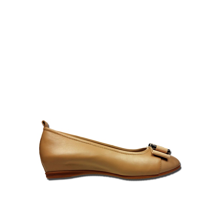 Sepatu Flat Andrew Original Leather upper Datar Outdoor Aesthetic Bermerk Ignacia Wanita Dewasa Nude