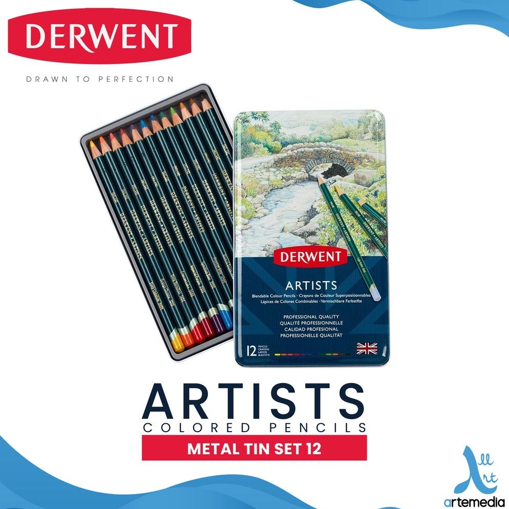 

Pensil Warna Derwent Artists 12 Pencil Color Metal Tin Set