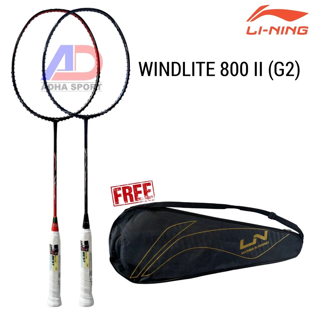 Lining Windlite 800 II / G2 Original Raket Badminton Bulutangkis Adha Sport