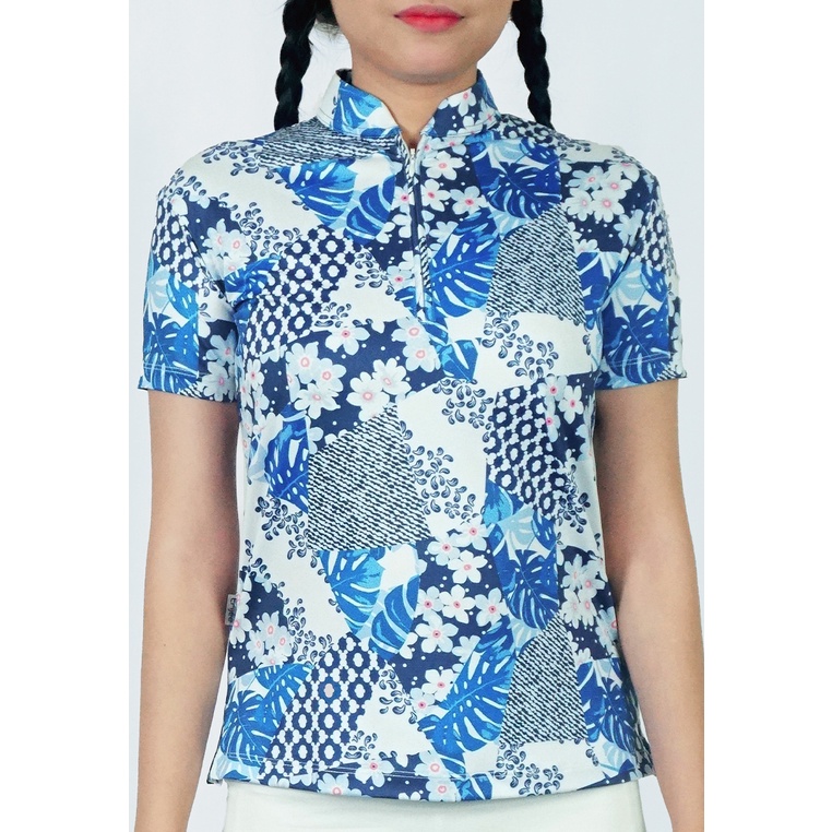 Trijee Polo Shanghai Jersey Women Brassica - Blue