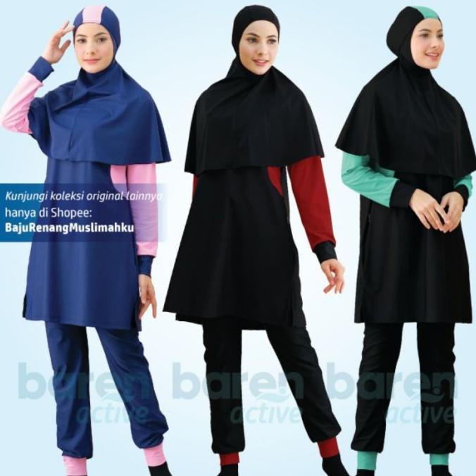 Baju Renang Muslimah Wanita Dewasa Jumbo Sulbi Syameela Sporty Syari